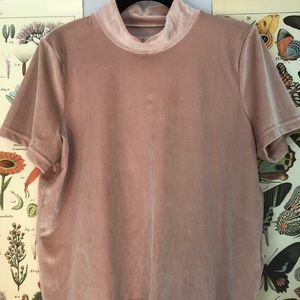 Madewell mock neck shirt
